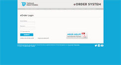 Desktop Screenshot of eorder.thomasrepro.com
